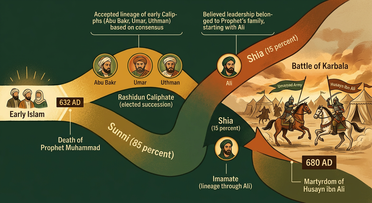 逊尼派与什叶派分裂