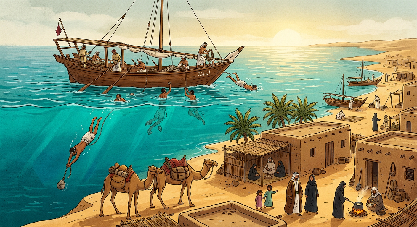 沙漠中的贝都因人牧民生活