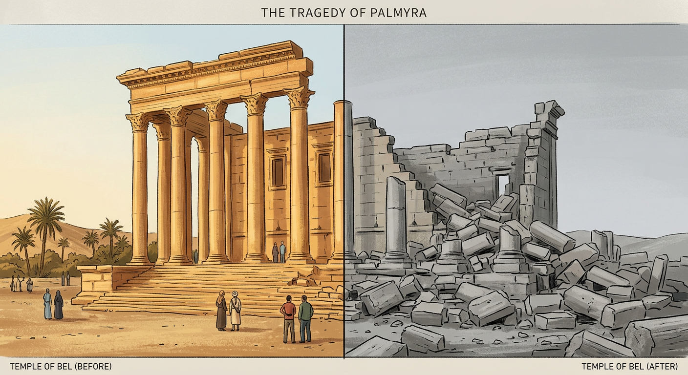 帕尔米拉被毁的文化遗产