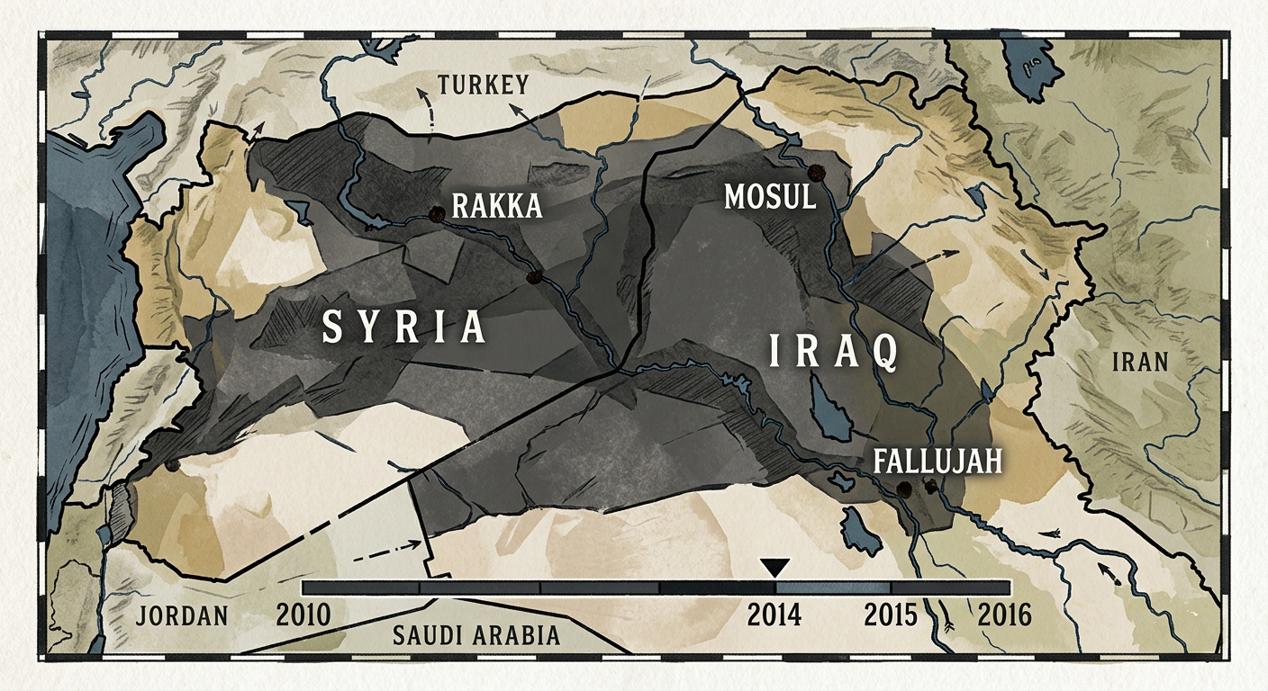 ISIS控制领土地图