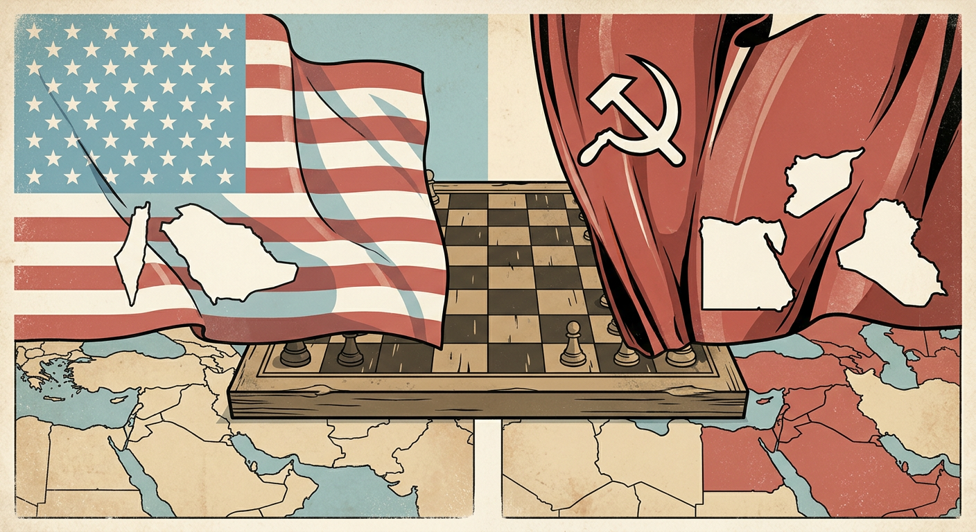 冷战中东站队图